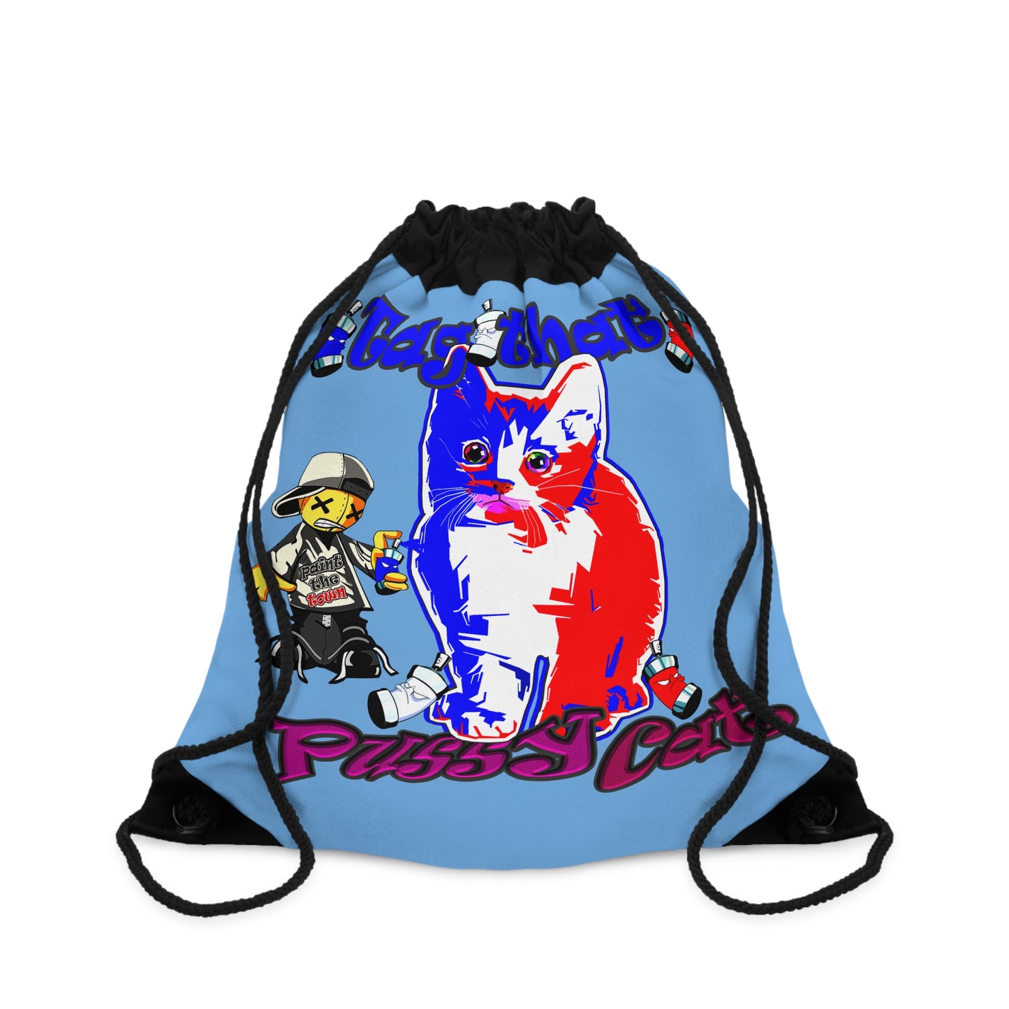 tag that - Drawstring Bag (light blue)