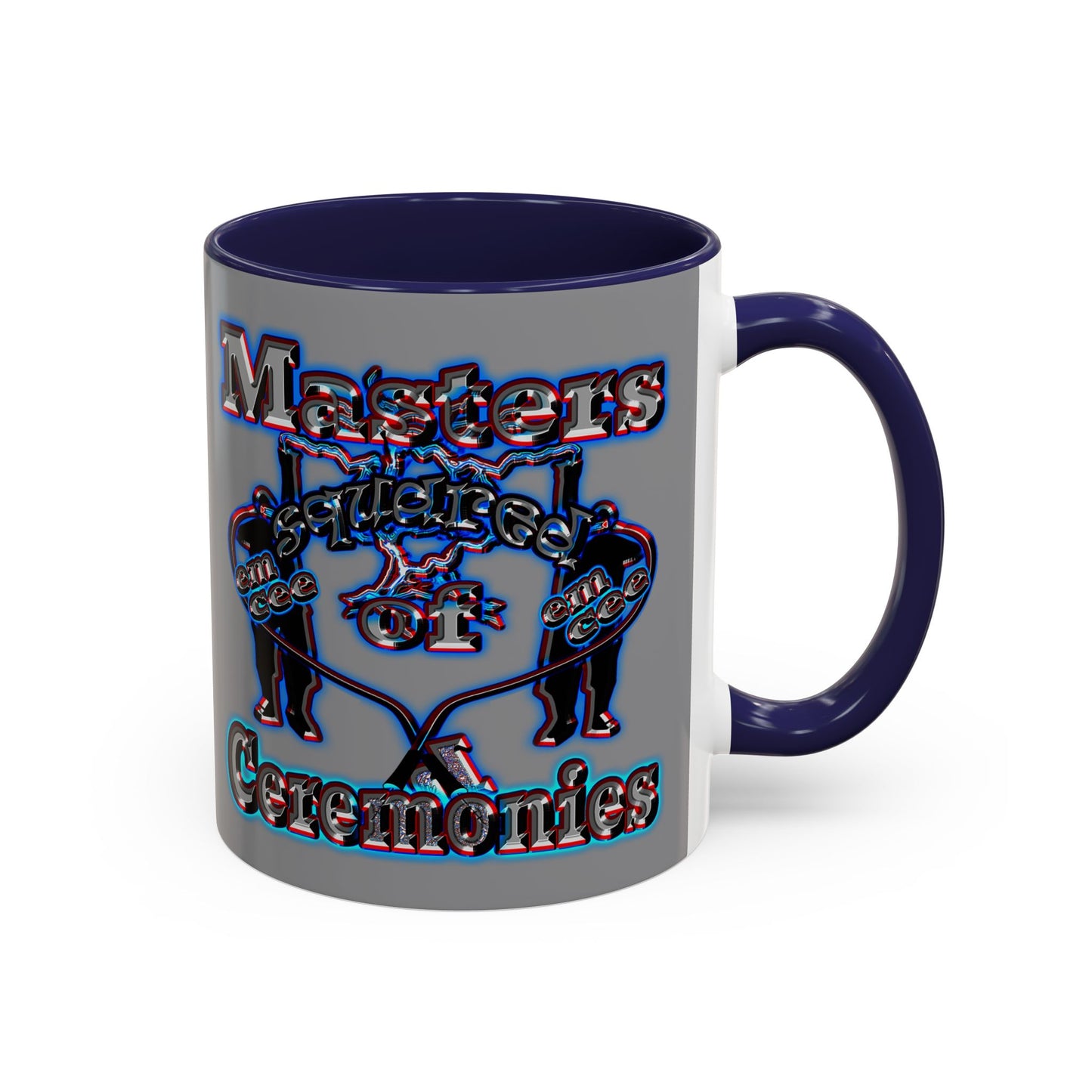 em cee squared - Accent Mug (grey)