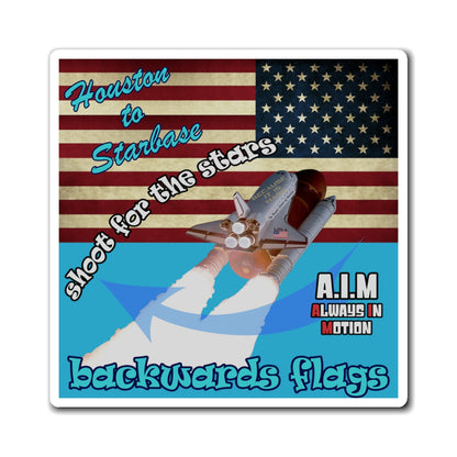 shoot for the stars - Magnets - (turquoise)