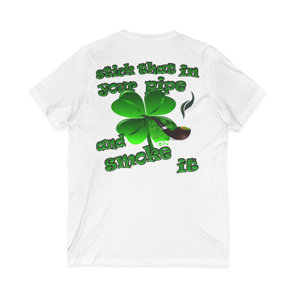 celtics logo - Unisex Jersey Short Sleeve V-Neck Tee