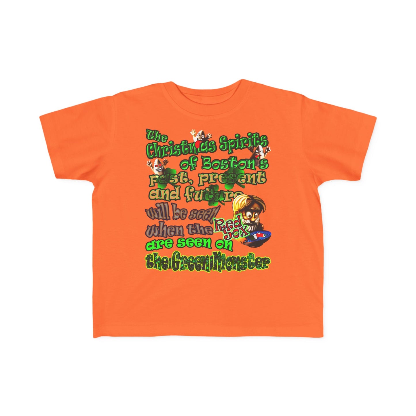 christmas spirits of boston - Toddler's Fine Jersey Tee