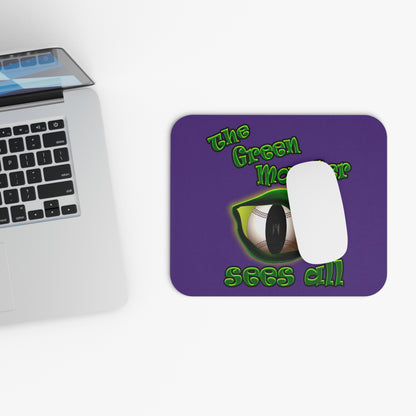 green monster - Mouse Pad (Rectangle) (purple)