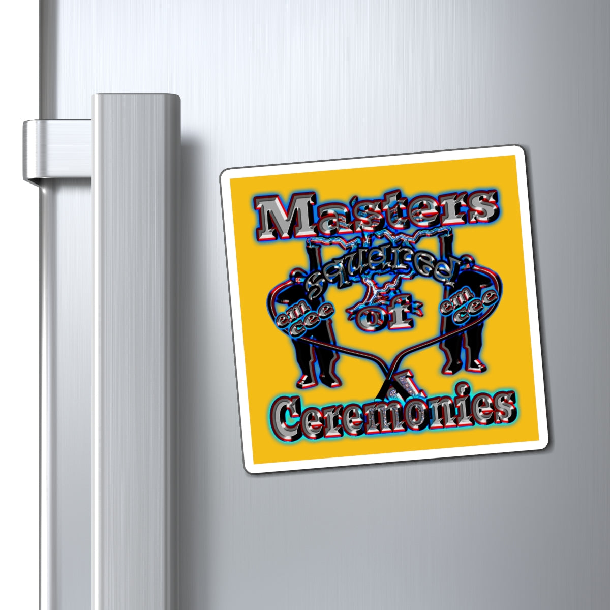 em cee squared - Magnets - (yellow)