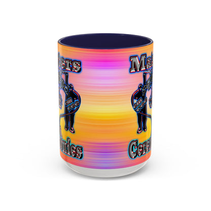 em cee squared - Accent Mug (color blur)