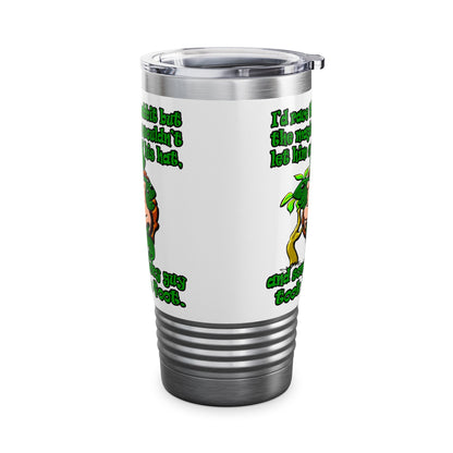 turtle race - Ringneck Tumbler, 20oz (white)