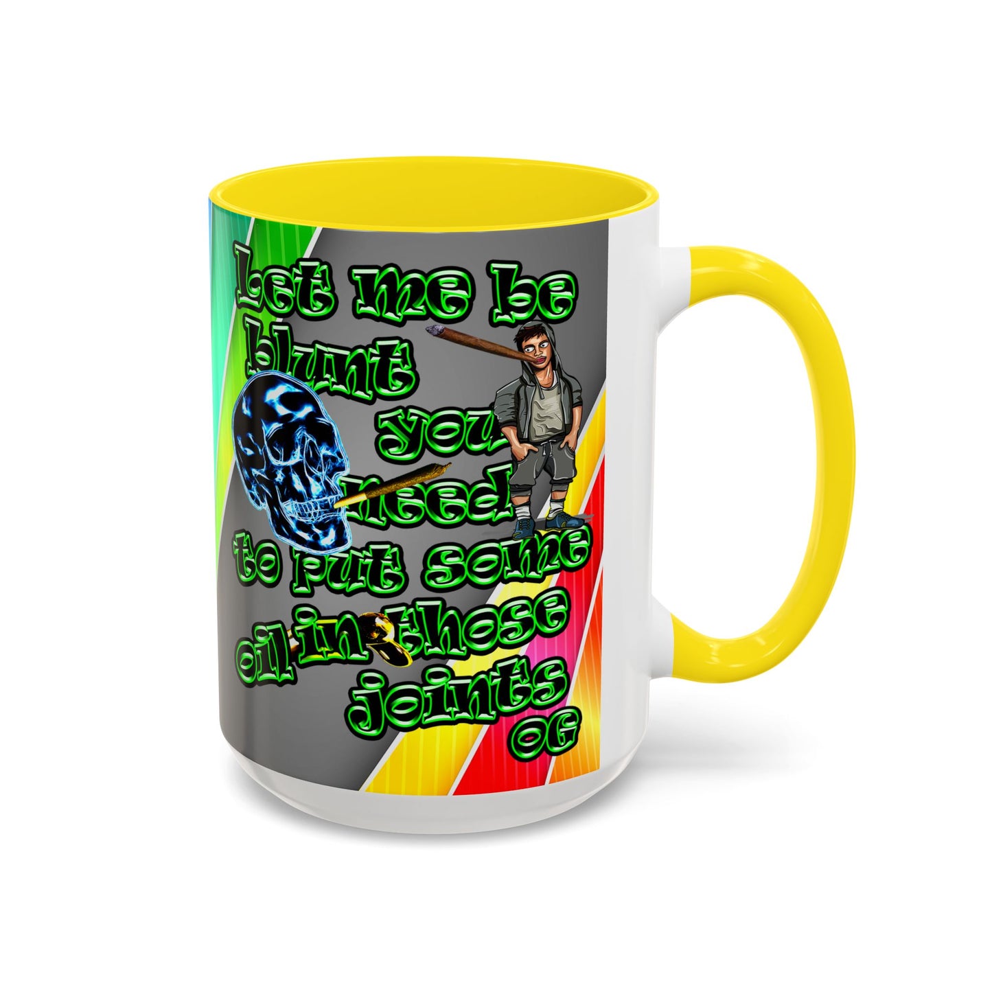 og - Accent Mug (rainbow split)