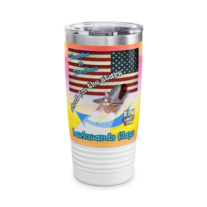 shoot for the stars - Ringneck Tumbler, 20oz (color blur)