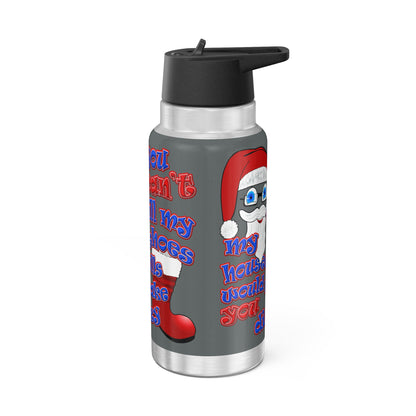 santa's shoes - Gator Tumbler, 32oz (dark grey)