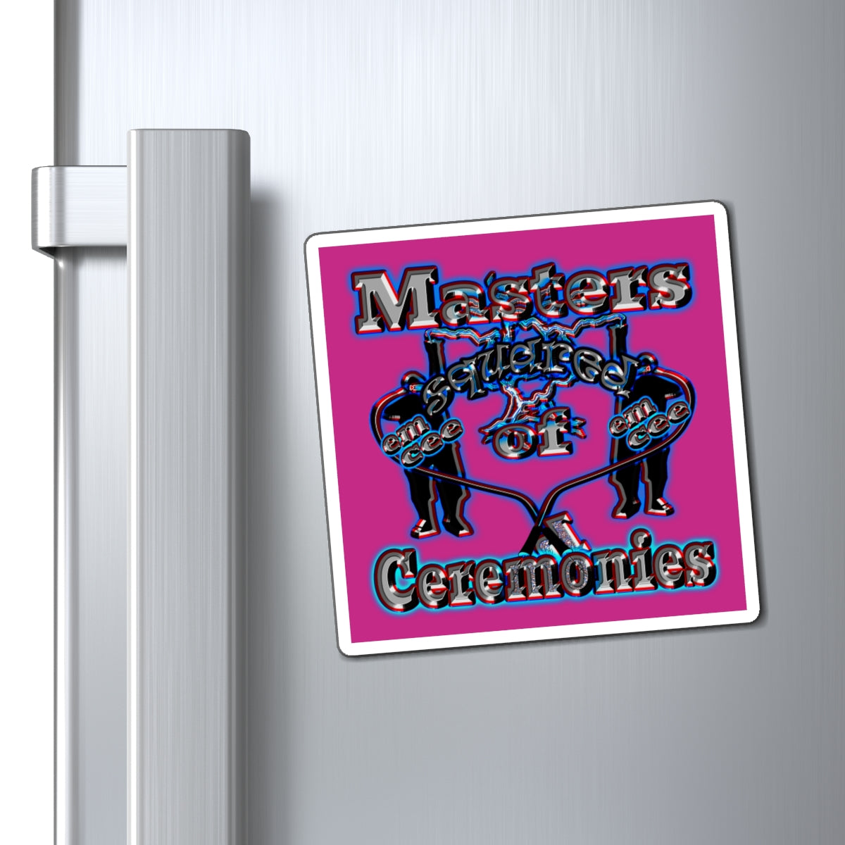 em cee squared - Magnets - (pink)