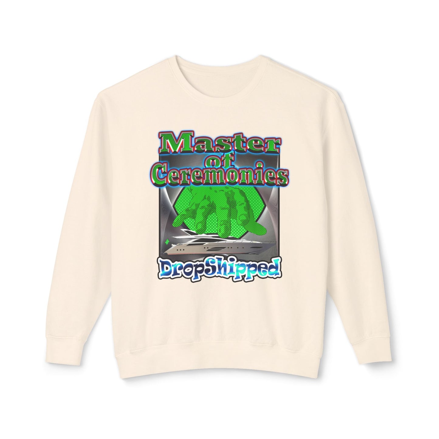 logo - Unisex Lightweight Crewneck Sweatshirt