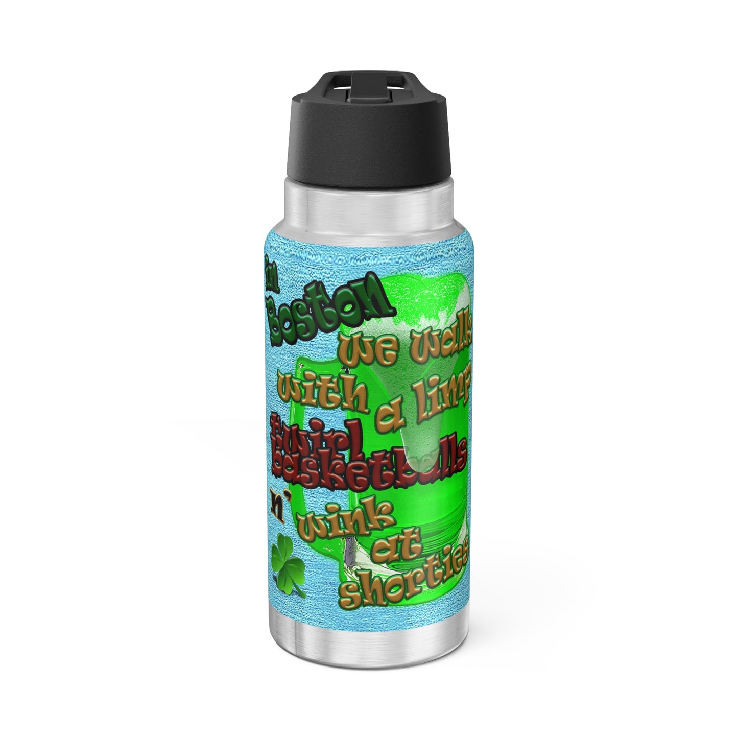 celtics logo - Gator Tumbler, 32oz  (faded blue)