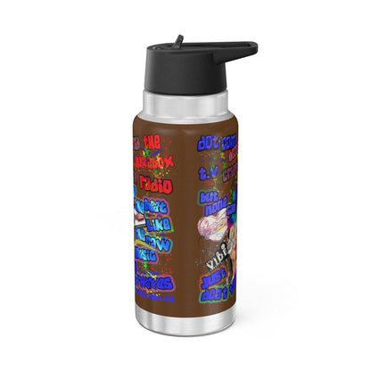 drop the beat - Gator Tumbler, 32oz (brown)