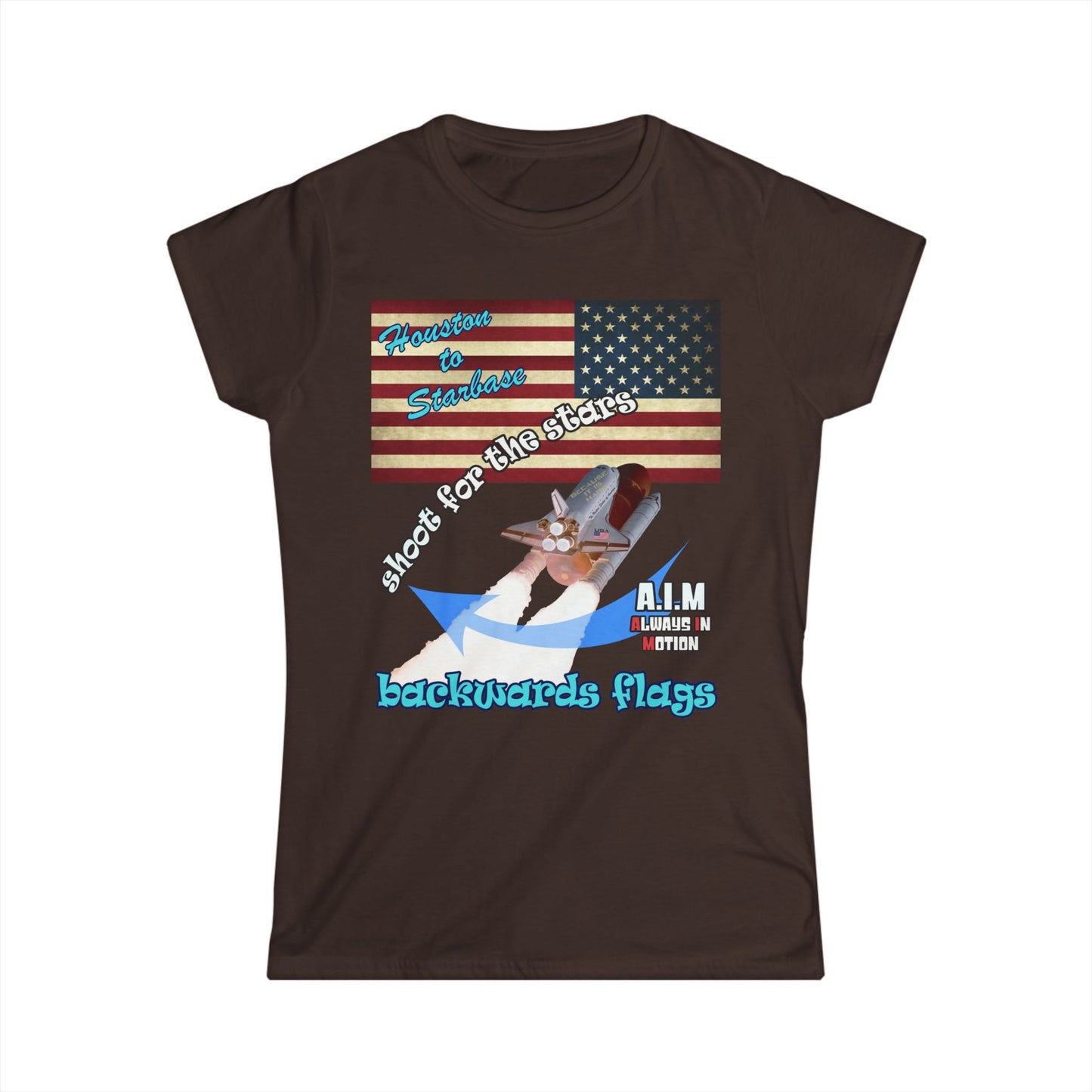 shoot for the stars - Women's Softstyle Tee
