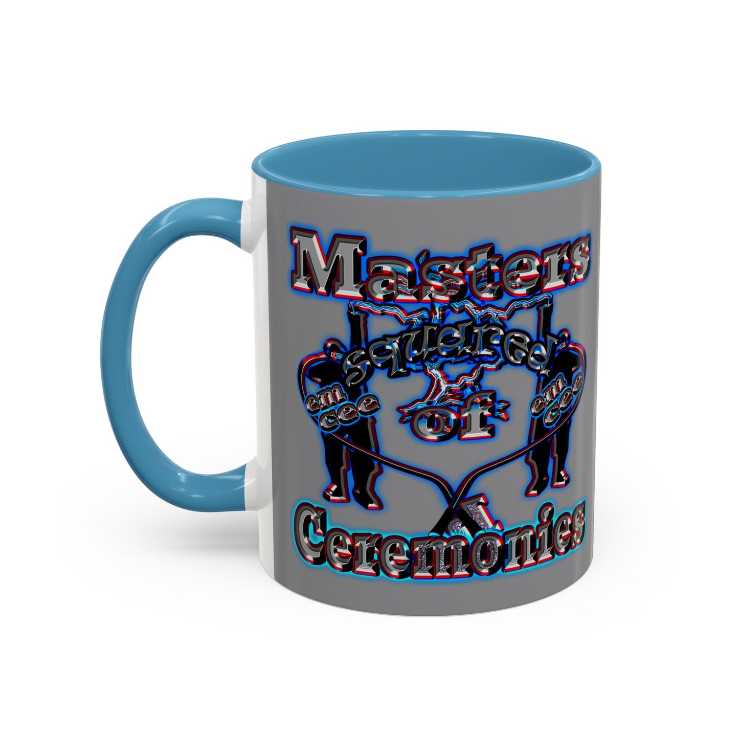em cee squared - Accent Mug (grey)