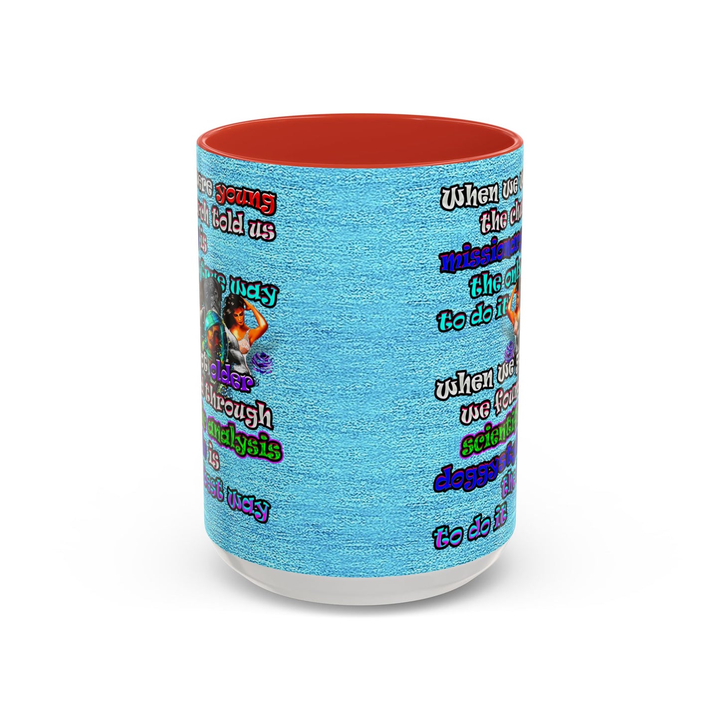 doggystyle - Accent Mug (faded blue)