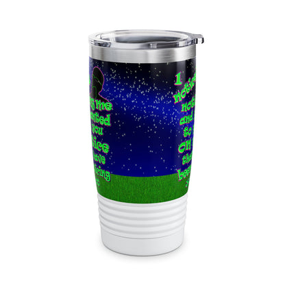 noticed you noticing - Ringneck Tumbler, 20oz ('snoops' background)