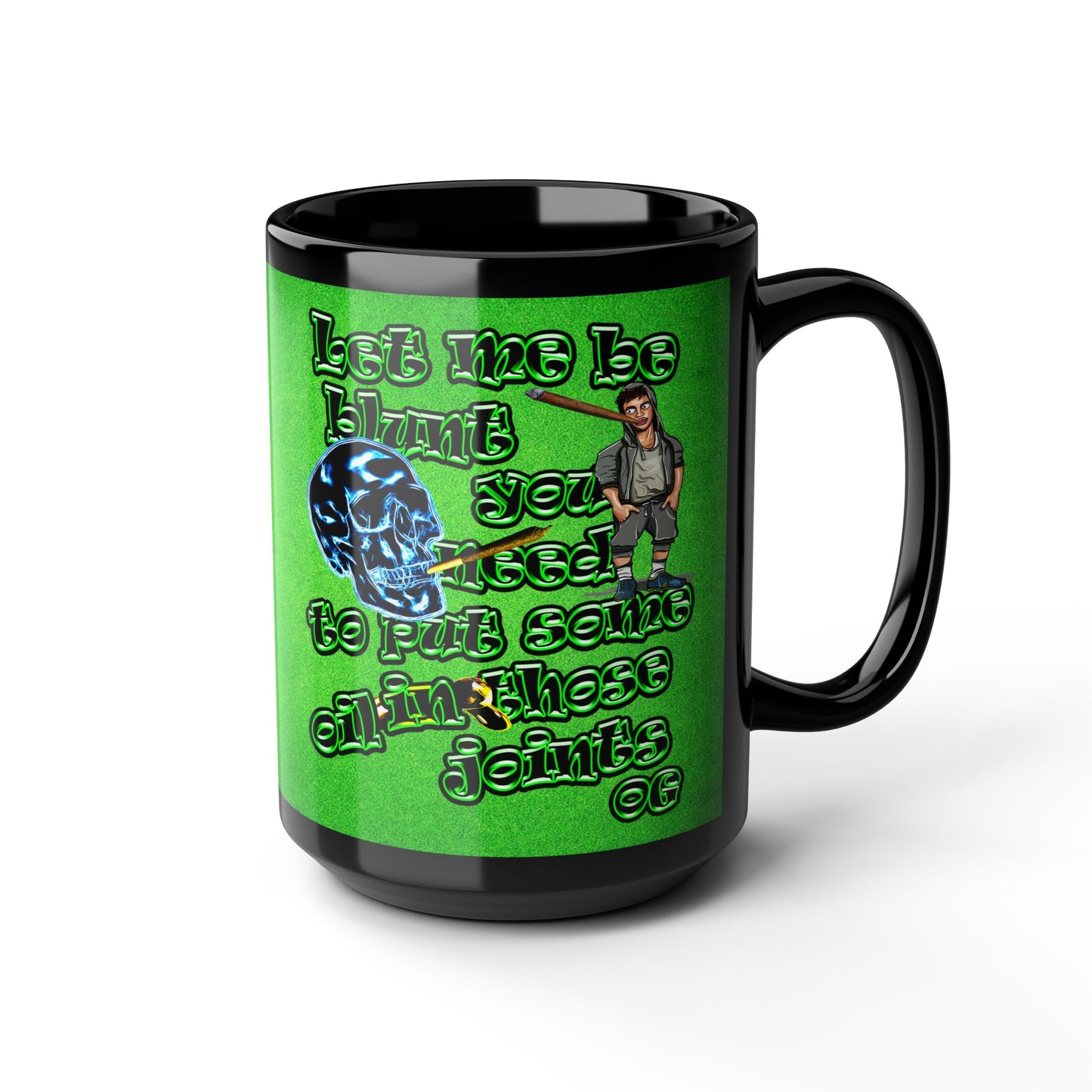 og - Black Mug (green turf)