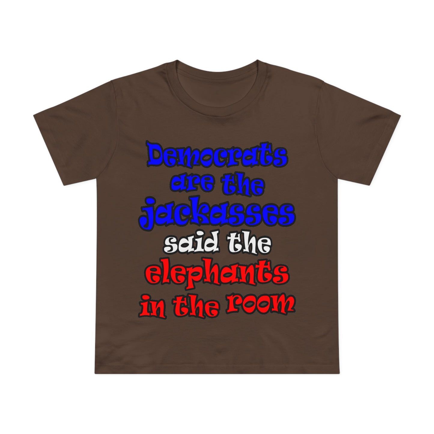donkeys and elephants - Women’s Maple Tee