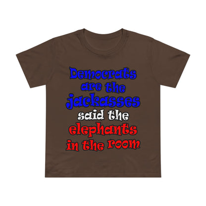 donkeys and elephants - Women’s Maple Tee