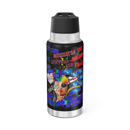 drop the beat - Gator Tumbler, 32oz (black)