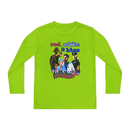 rw&b lives matter - Youth Long Sleeve Competitor Tee