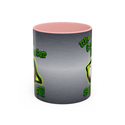green monster - Accent Mug (brushed nickel)