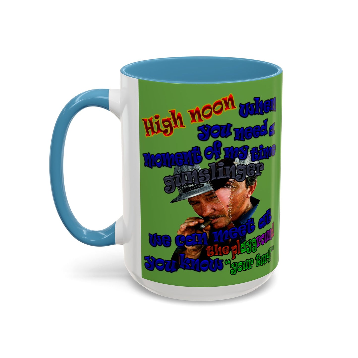 high noon - Accent Mug (green)