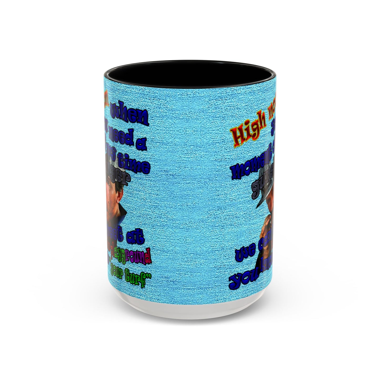 high noon - Accent Mug (faded blue)