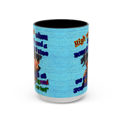 high noon - Accent Mug (faded blue)
