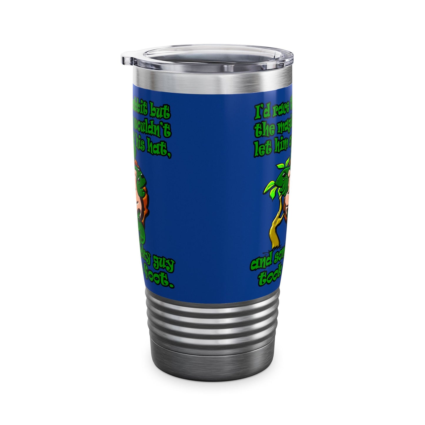 turtle race - Ringneck Tumbler, 20oz (dark blue)