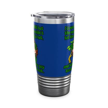 turtle race - Ringneck Tumbler, 20oz (dark blue)