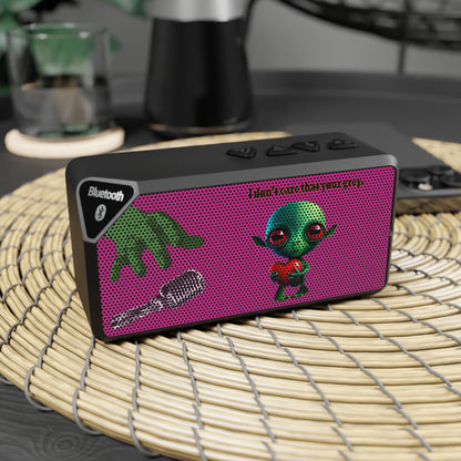 I don't care that your grey - Jabba Bluetooth Speaker (pink)