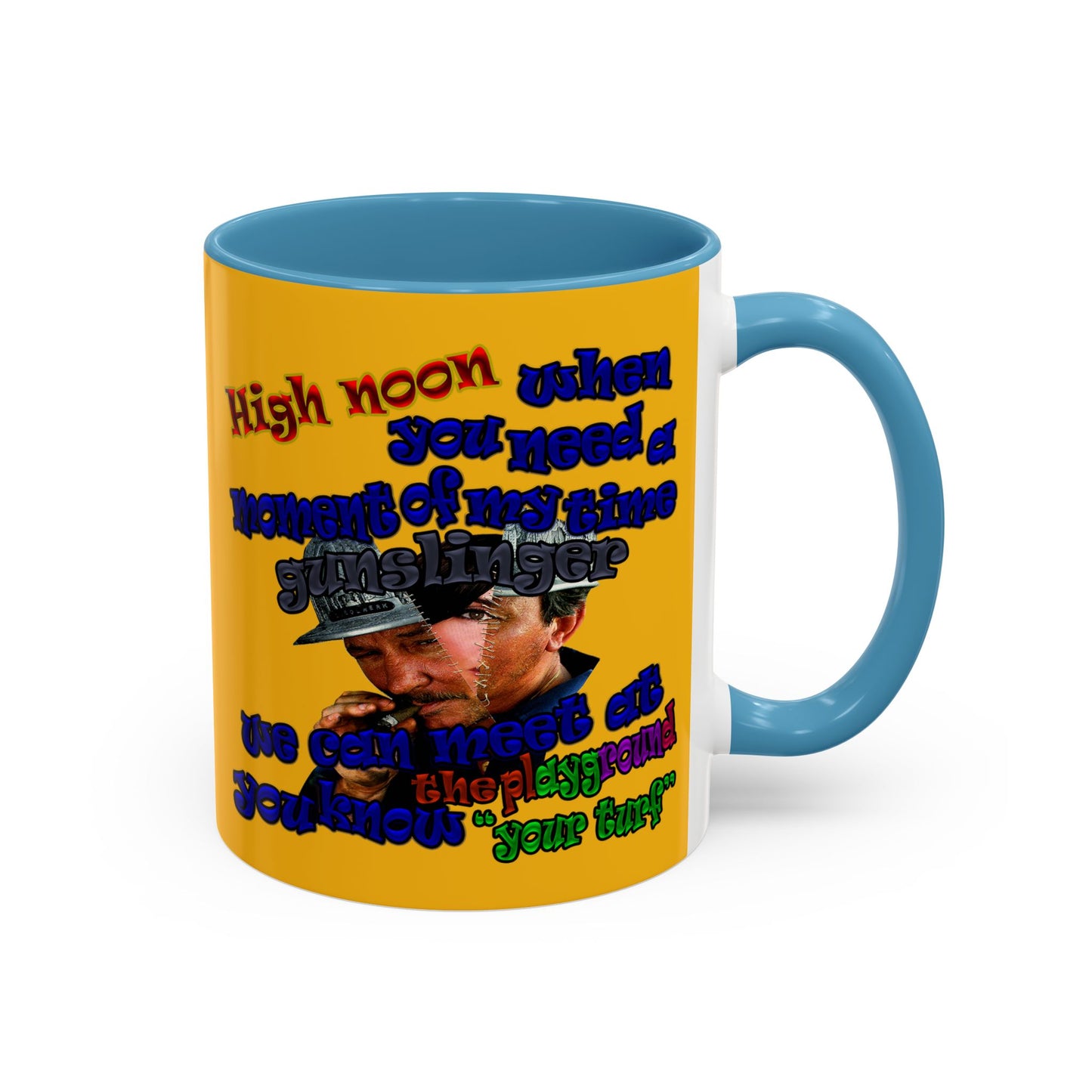 high noon - Accent Mug (yellow)