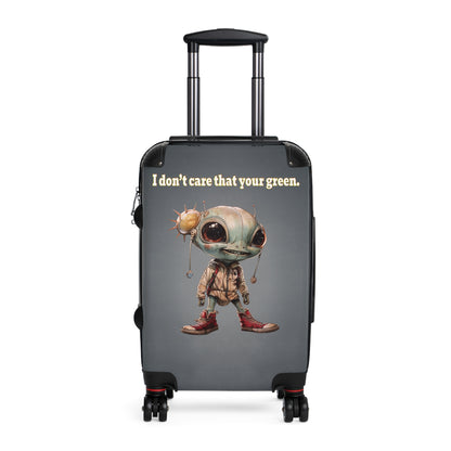 I don't care that your green - Suitcase (grey-light grey)