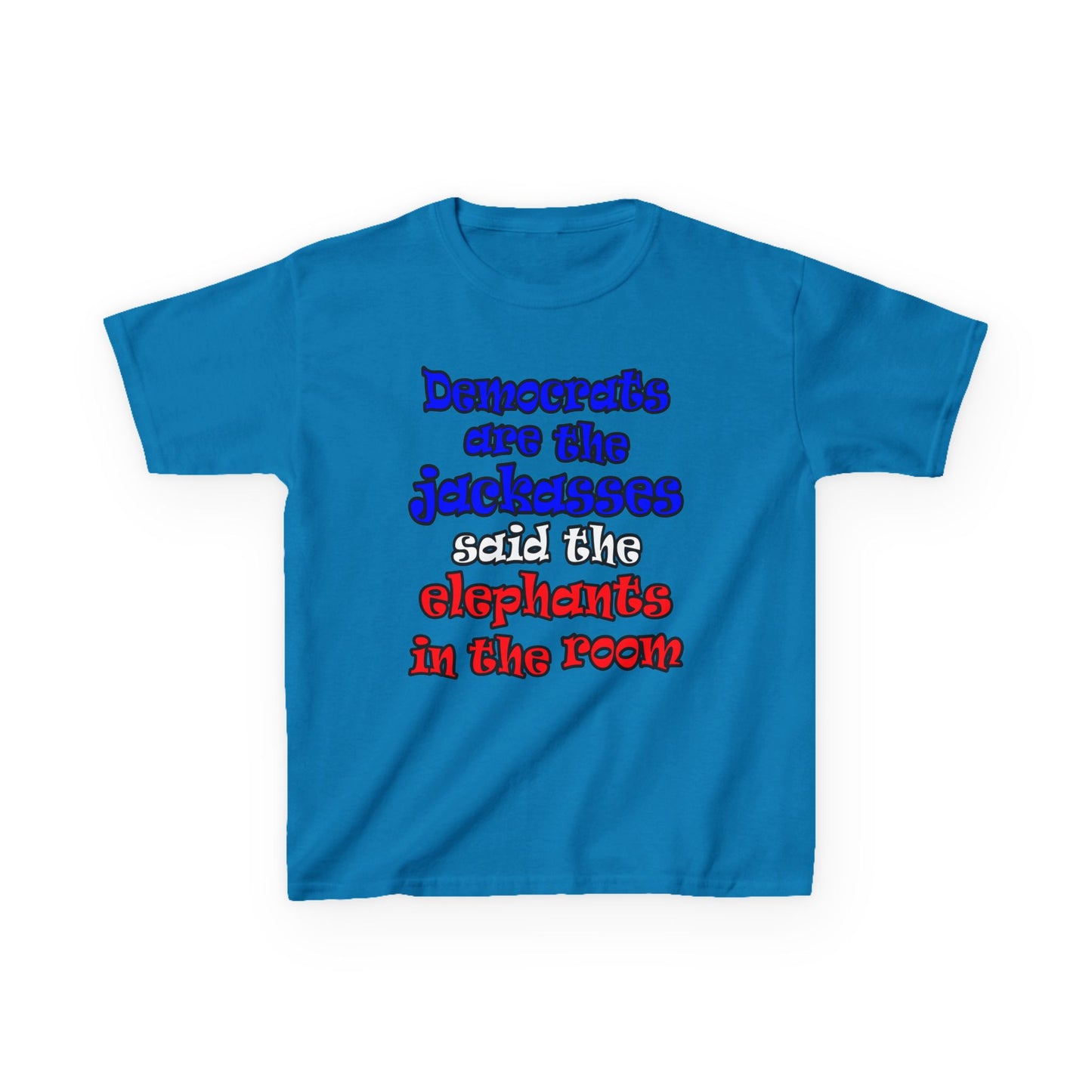 donkeys and elephants - Kids Heavy Cotton™ Tee