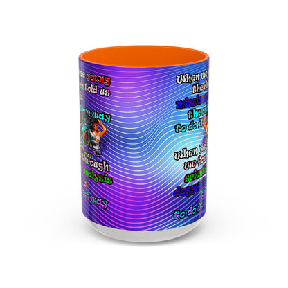 doggystyle - Accent Mug (purple wave)