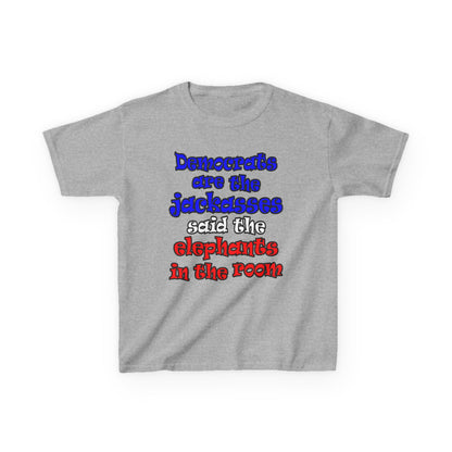 donkeys and elephants - Kids Heavy Cotton™ Tee