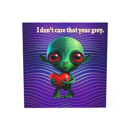 I don't care that your grey - note cube (purple wave)