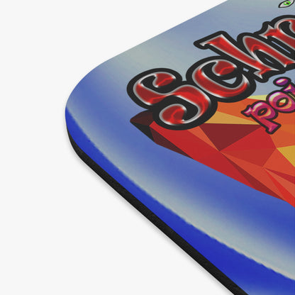schrodinger's cat - Mouse Pad (Rectangle) (blue-white wave)