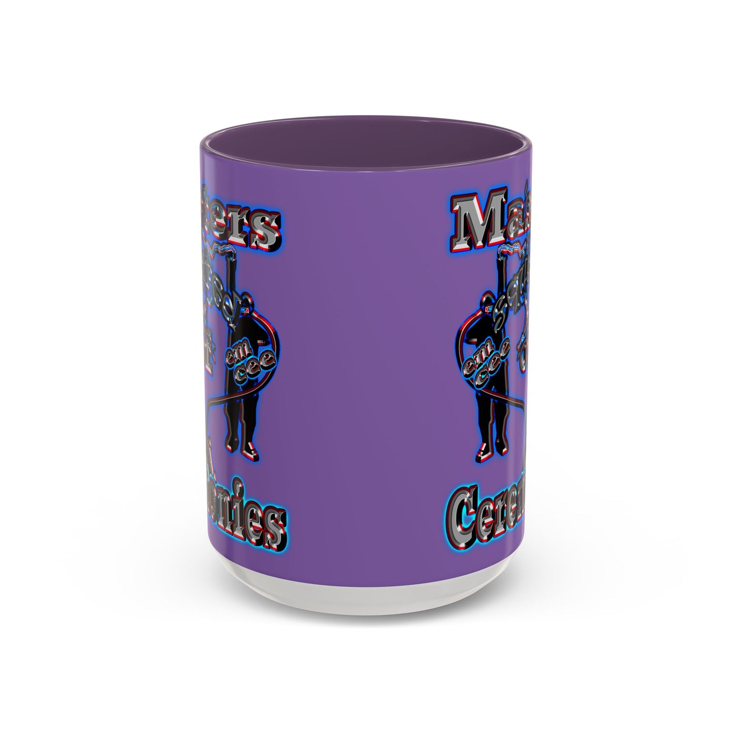 em cee squared - Accent Mug (light purple)