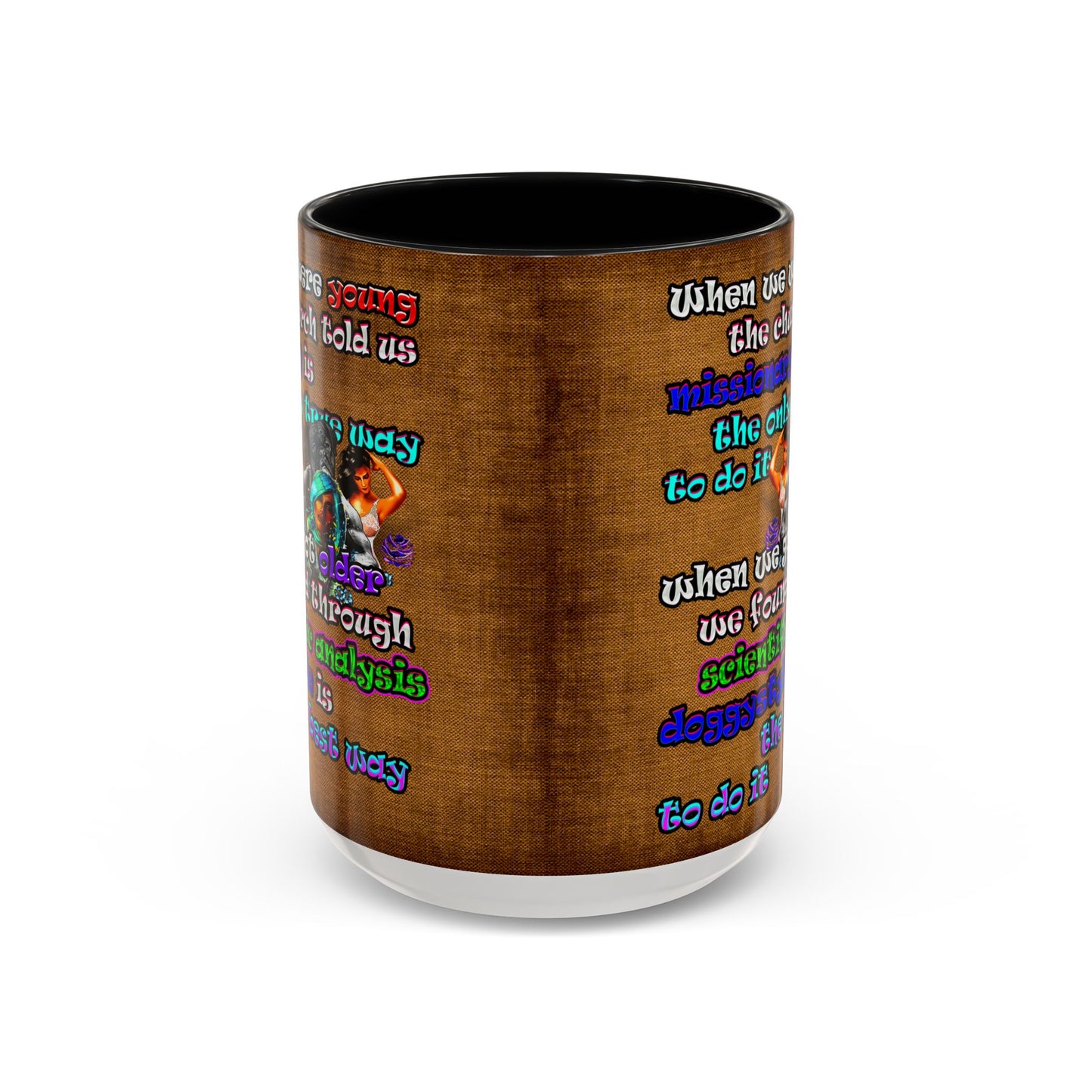 doggystyle - Accent Mug (brown papyrus)
