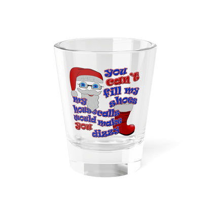 santa's shoes - Shot Glass