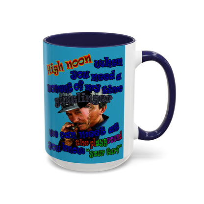high noon - Accent Mug (turquoise)