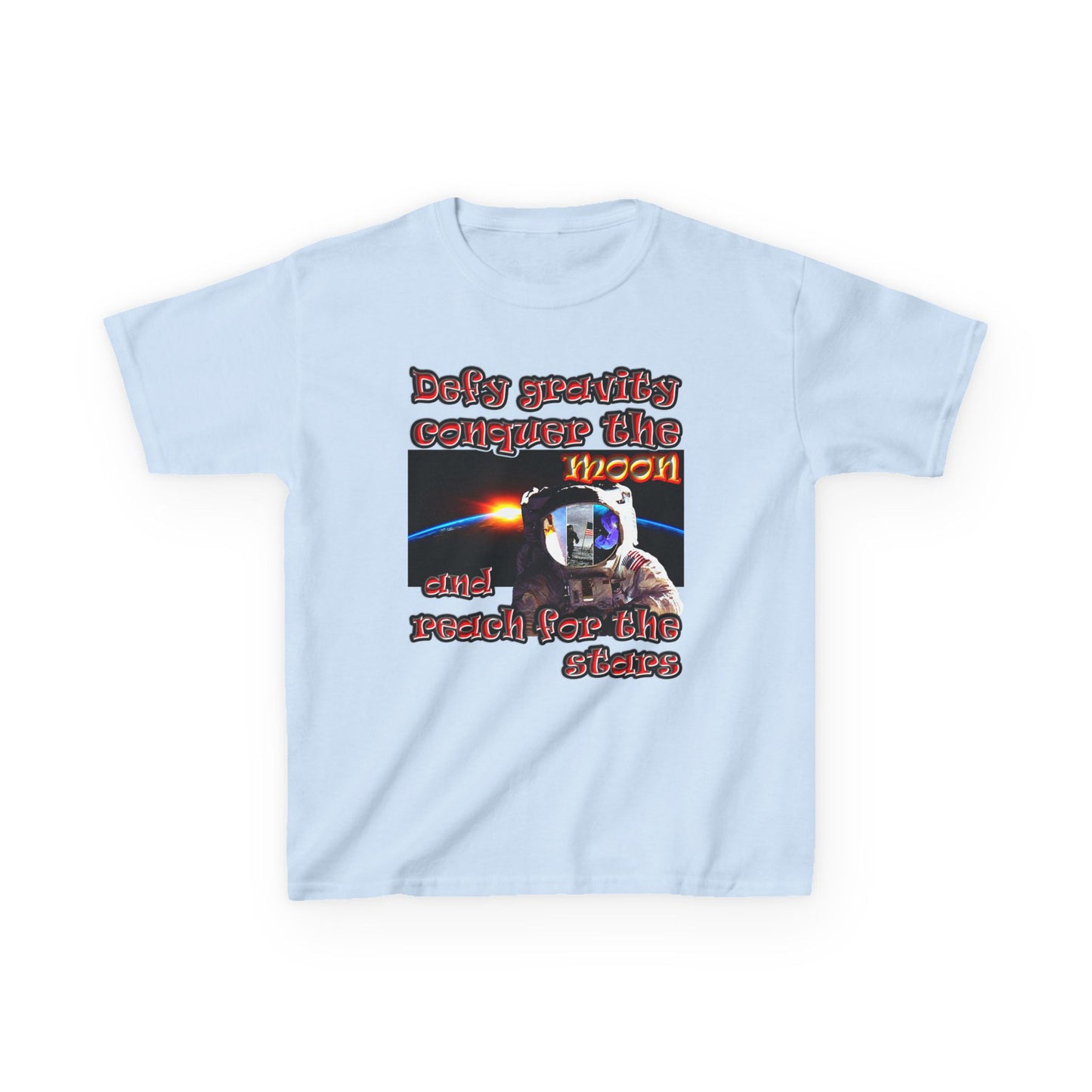 defy conquer reach - Kids Heavy Cotton™ Tee