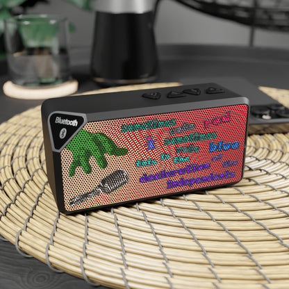 declaration of the independents - Jabba Bluetooth Speaker (yellow-orange wave)