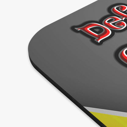 defy conquer reach - Mouse Pad (Rectangle) (rainbow split)