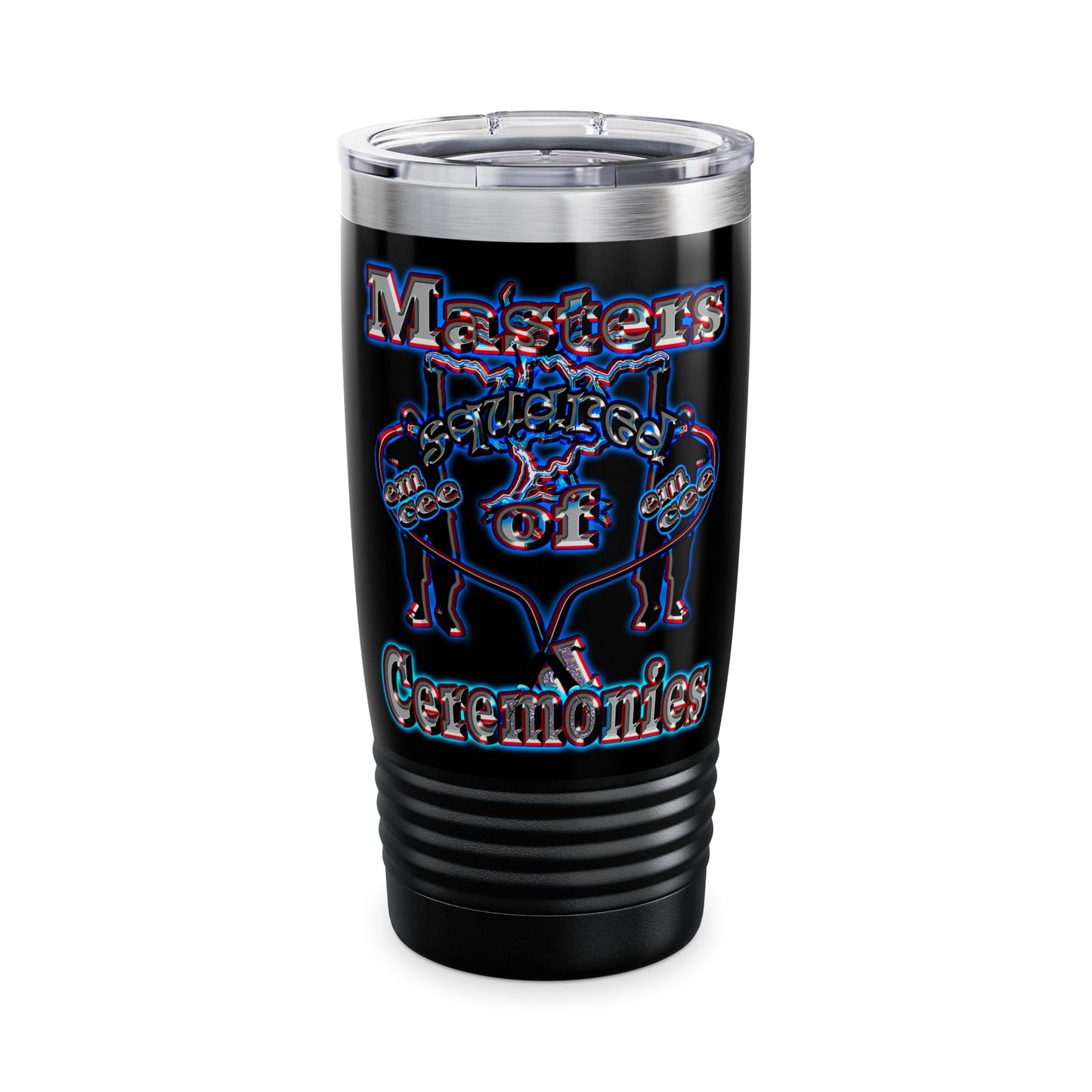 em cee squared - Ringneck Tumbler, 20oz (black)