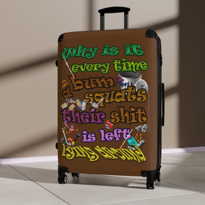 the bum's shit - Suitcase (brown)