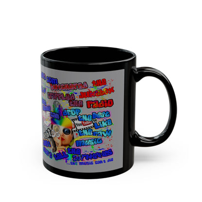 drop the beat - Black Mug (grey)