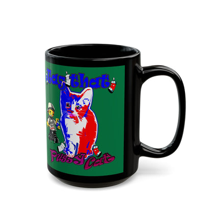 tag that - Black Mug (dark green)